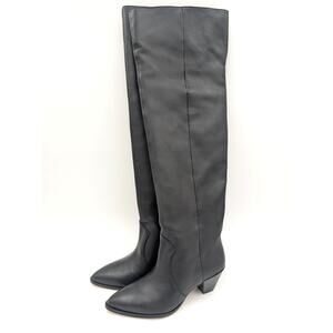 Vince Camuto Sewinny Knee-High Heel Boots Women's Black US5M EU35